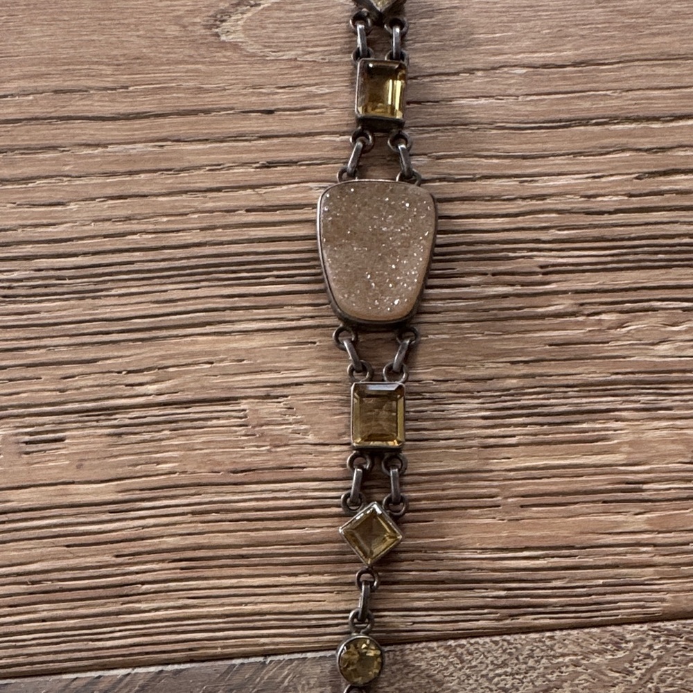 Brown and Gold Stone Bracelet